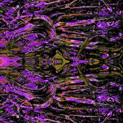 Manufakturen-Blog-PopArt-Projekt: Stanzreste III, lila (Foto: Wigmar Bressel) - basierend auf einem Foto von sog. 'Schroten' in der Besteckmanufaktur von Koch & Bergfeld in der Neustadt von Bremen