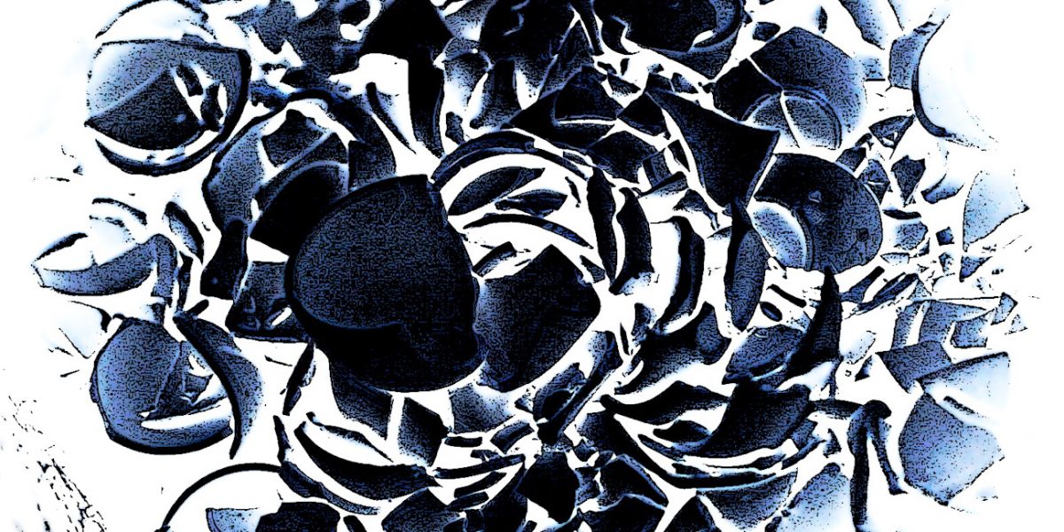 Manufakturen-Blog-PopArt-Projekt: Die blaue Blume (Foto: Wigmar Bressel) - basierend auf einem Foto von Michael Bode von Bruch im Rohzustand in der Zeller Keramik in Zell am Harmersbach