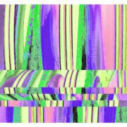 Manufakturen-Blog-PopArt-Projekt: Teller V (Strandtuch, quer), violett / zitronengelb (Foto: Wigmar Bressel) - basierend auf einem Foto von Pastatellern in der Produktion der niedersächsischen Porzellanmanufaktur Fürstenberg in Fürstenberg an der Weser