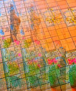Manufakturen-Blog-PopArt-Projekt: Fliesen, orange (Foto: Wigmar Bressel) - basierend auf einem Foto in der Küche der Keramikmeisterin Franziska M. Köllner in Leipzig