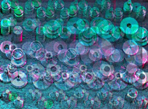 Manufakturen-Blog-PopArt-Projekt: Werkzeuge, grün (Foto: Wigmar Bressel) - basierend auf einem Foto von Werkzeugen in der Montage der Uhrenmanufaktur Tutima in Glashütte