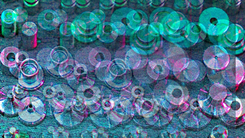 Manufakturen-Blog-PopArt-Projekt: Werkzeuge, grün (Foto: Wigmar Bressel) - basierend auf einem Foto von Werkzeugen in der Montage der Uhrenmanufaktur Tutima in Glashütte
