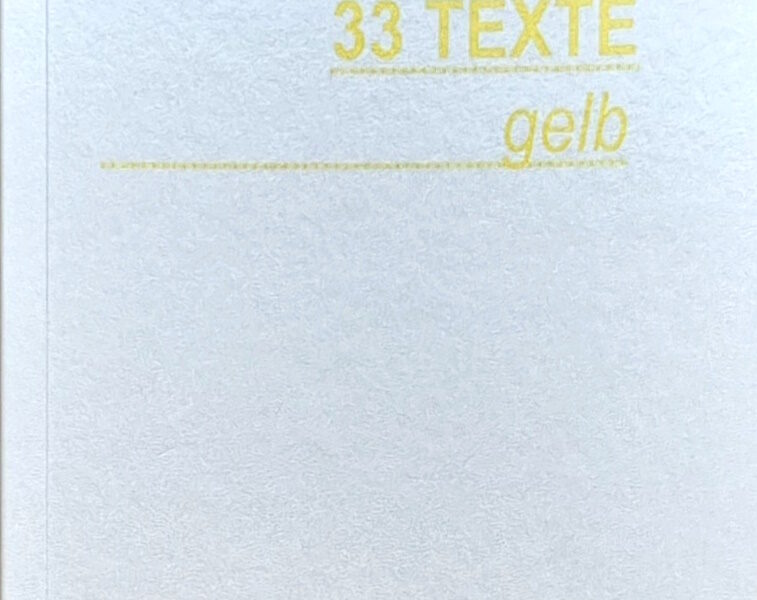 Manufakturen-Blog-PopArt-Projekt: Wigmar Bressel - 33 Texte gelb; 114 Seiten in Farbe mit 22 Bildern aus dem Manufakturen-Blog-PopArt-Projekt aus den Jahren 2021 - 2025 (Foto: Wigmar Bressel)